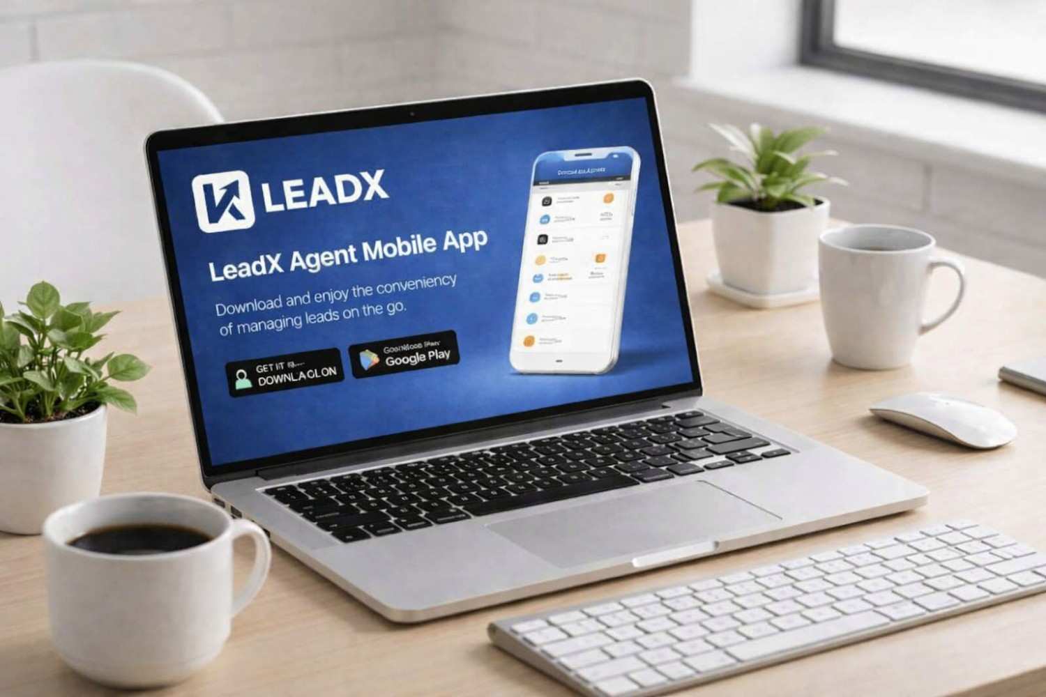 LeadX Agent Mobile App Preview